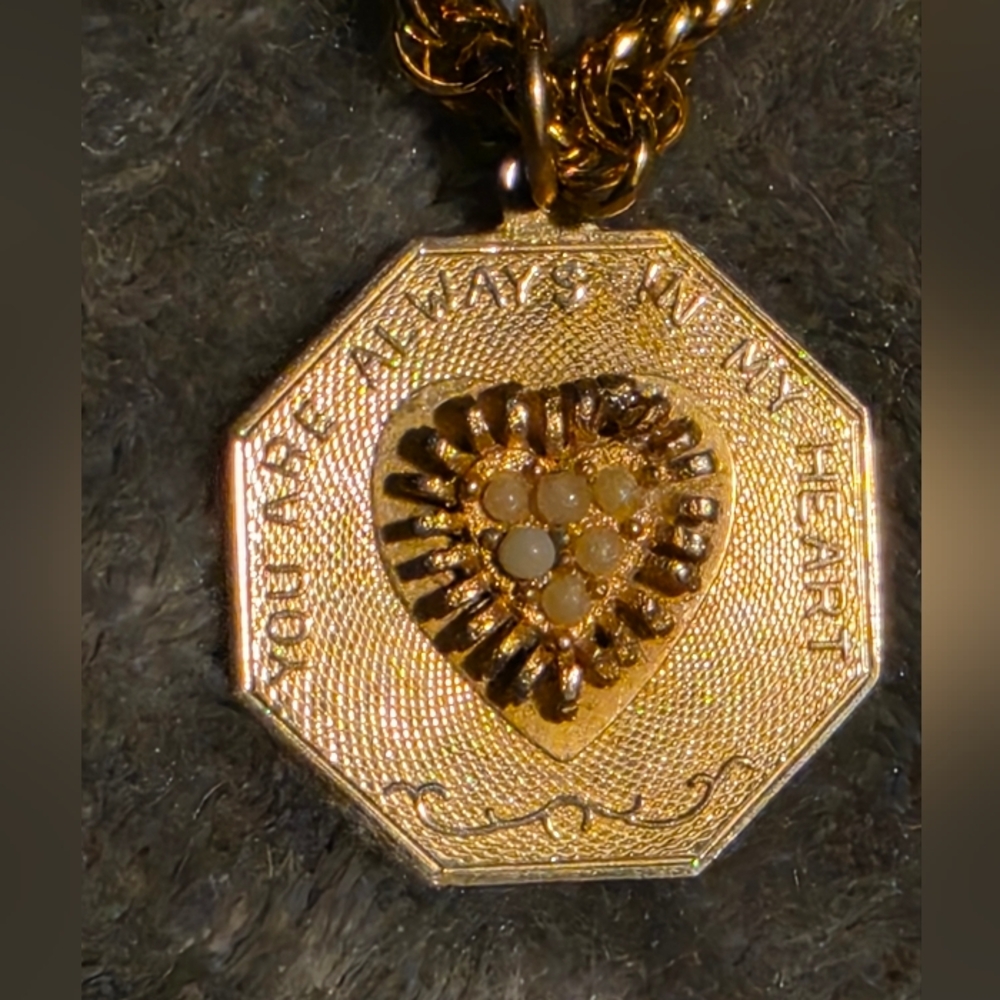 Vintage "You Are Always in My Heart" Necklace